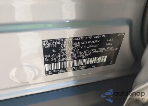 2024 Toyota Rav4 Xle/Xle Premium из США, поврежденный, VIN 2T3W1RFV8RW332730